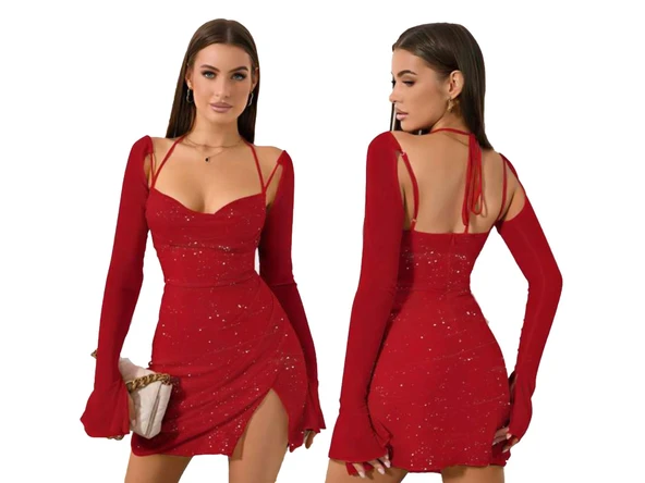 SİMLİ GECE KIYAFETİ