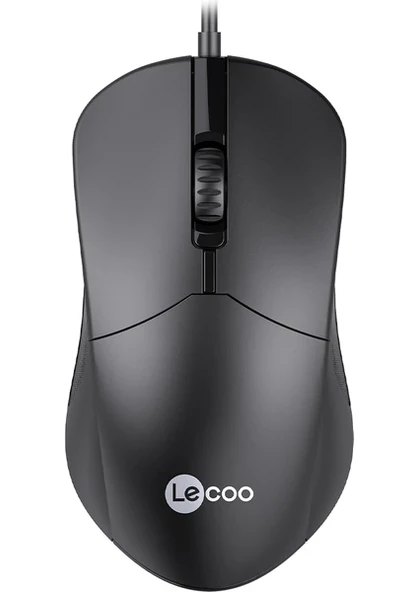 Lecoo M1102 USB Kablolu 1200DPI 3 Tuşlu Optik Mouse Siyah