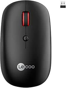 Lenovo lecoo WS211 Şarjlı Sessiz Ergonomik Optik Kablosuz Mouse