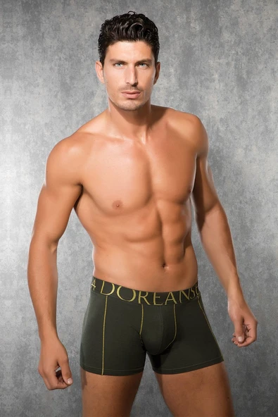 Doreanse Erkek Modal Haki Torbalı Normal Paça Boxer 1766