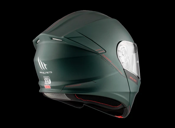 KASK MT GENESİS SV A2 ÇENE AÇILIR MAT YEŞİL - 6