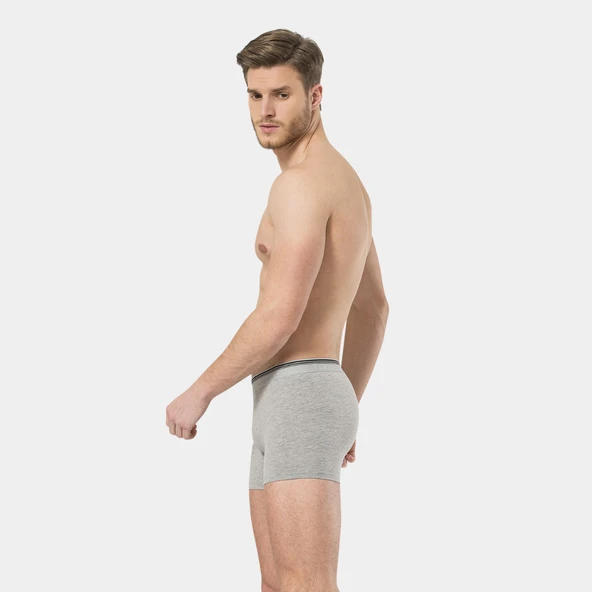 Türen Erkek Likralı Boxer (2'li Paket) 126/Gri - 3