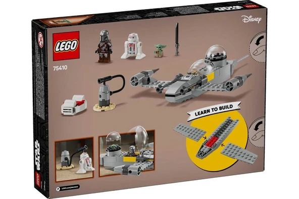 LEGO Star Wars 75410 Mando and Grogu's N-1 Starfighter - 2