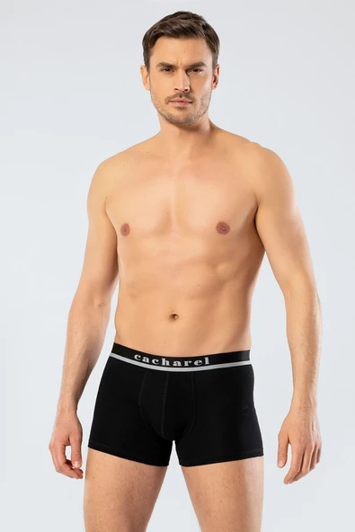 Cacharel Erkek Likralı Boxer 1317/Siyah