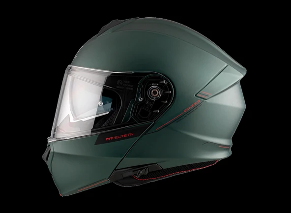 KASK MT GENESİS SV A2 ÇENE AÇILIR MAT YEŞİL