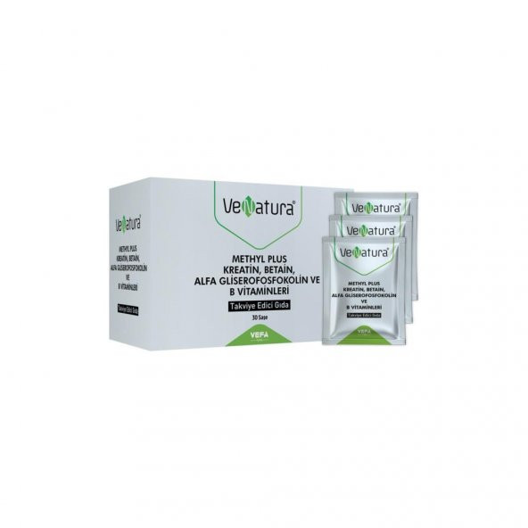 Venatura Methyl Plus Kreatin, Betain, Alfa Gliserofosfokolin ve B Vitaminleri 30 Saşe