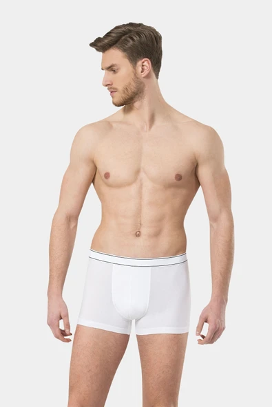Türen Erkek Likralı Boxer 165/Beyaz