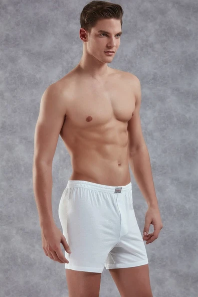 Doreanse Erkek Pamuk Düğmeli Normal Paça Boxer 1505