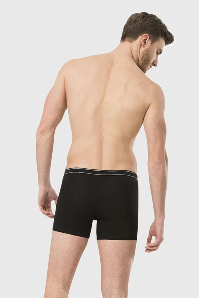 Türen Erkek Likralı Boxer 174/Siyah - 5