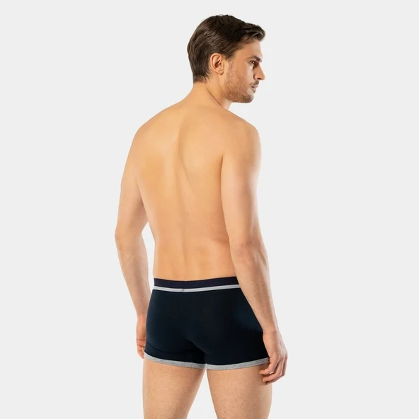 Cacharel Erkek 2'li Biyeli Boxer 1322/Lacivert-İndigo - 4