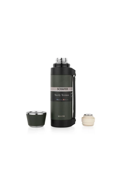 Schafer Steely Termos 1.5 L-yeşil - 4