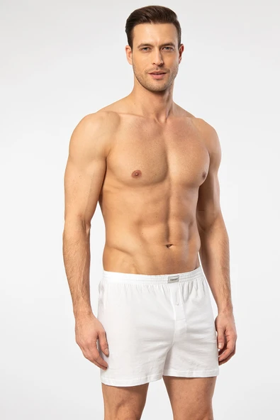Türen Erkek Penye Boxer 130/Beyaz - 3