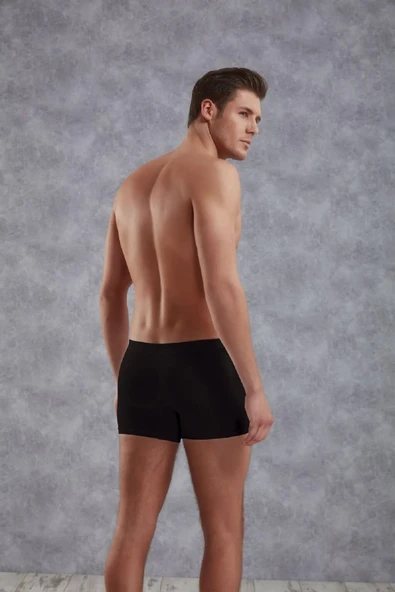 Doreanse Erkek Siyah Micro Modal Torbalı Normal Paça Boxer 1510 - 2