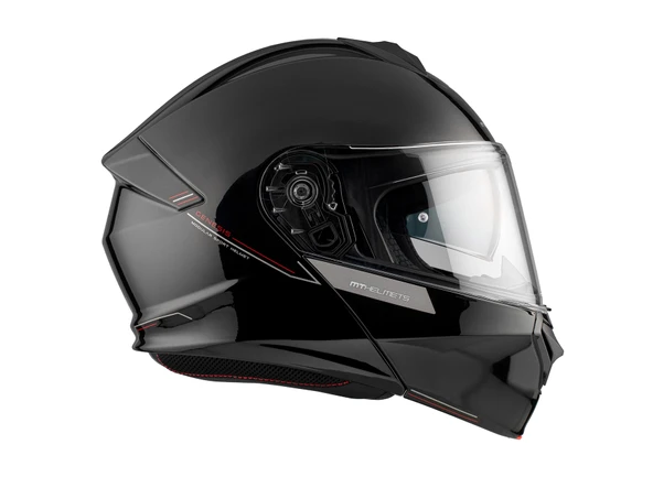 KASK MT GENESİS SV A2 ÇENE AÇILIR PARLAK SİYAH - 7