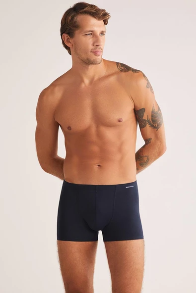 Kom Davide Lacivert Erkek Boxer
