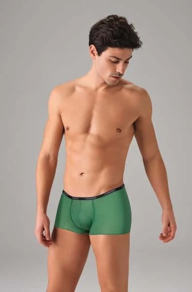 Doreanse Yeşil Erkek Polyamid Mini Paça Boxer 1590