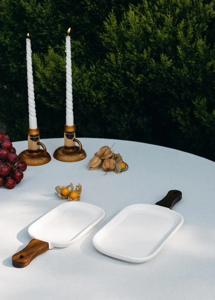 The Mia Woody Porselen Servis 29x12 cm - Resim 3