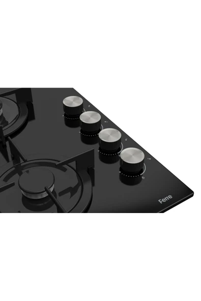 Ferre Soft Line Siyah Ankastre Set ( QBL62CS-CS205-D063 ) Uyumlu - Resim 5