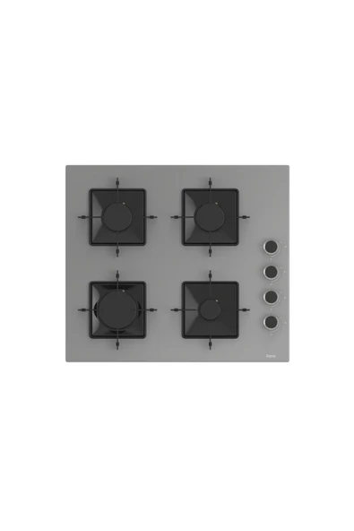 Ferre Elegant Line Gri Ankastre Set ( QBL62CPR-SS208-D065 ) - Resim 3