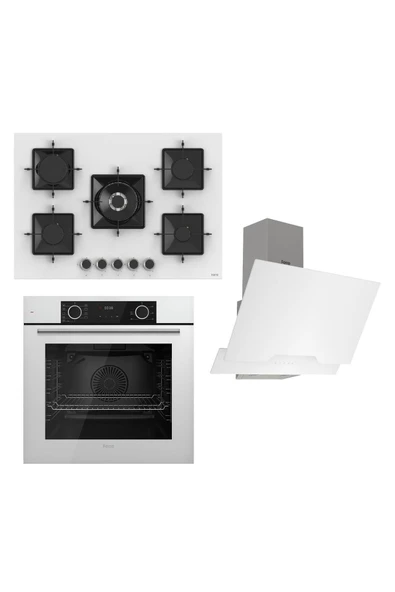 Ferre Fryart Ss Serisi Beyaz Set (ss036 Xe63cb D064 ) -75'lik Seri - Kare Emaye Izgara