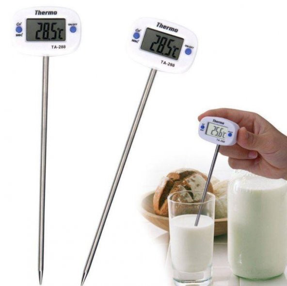 TA-288 Saplama Tip Dijital Termometre -50/+300 Derece 150 mm - 4