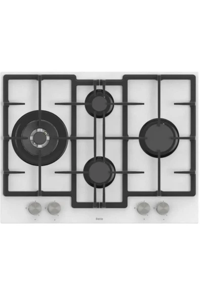 Ferre Beyaz Set ( D101 Beyaz Davlumbaz -ed076 Beyaz Ocak- Xe63cb Fryart Beyaz Fırın ) - Resim 3