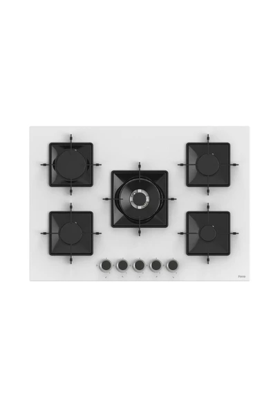 Ferre Steamart Ss Serisi Beyaz Set (ss036 Xe64cb D081 ) -75'lik Seri - Kare Emaye Izgara - 2