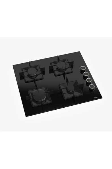 Ferre SS205 KARE EMAYE IZG. SİYAH CAM OCAK - Resim 2