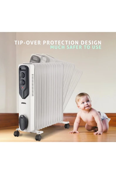 Sinbo Sfh-6938 11 Dilim Yağlı Radyatör 2500 W - Resim 4