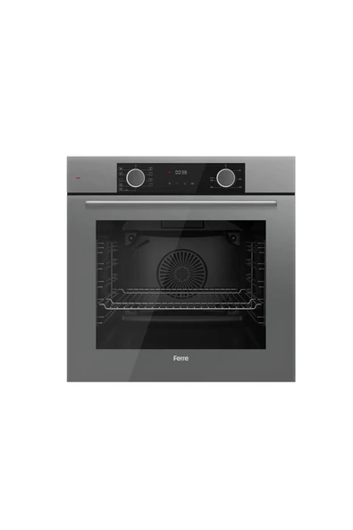 Ferre Fryart Hava Fritözü Fonksiyonlu Gri 3'lü Ankastre Set ( Xe63cpr-SS208-D065 ) - 2