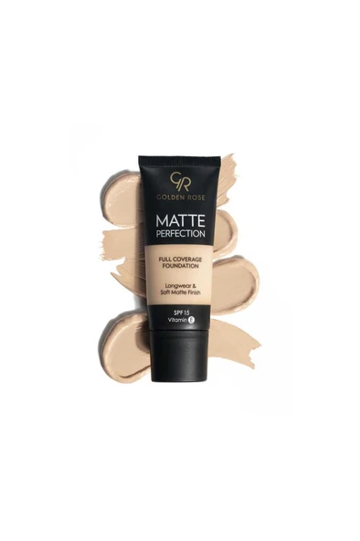 Golden Rose Matte Perfection Full Coverage Foundation Cool 02 - Resim 2