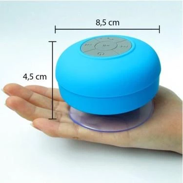 Su Geçirmez Mini Bluetooth Duş Hoparlörü Mini Kablosuz Hoparlör - 8