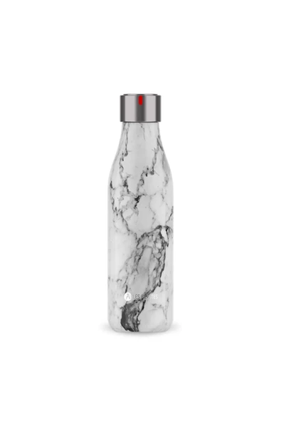 Les Artistes Paris Isı Yalıtımlı Çelik Termos 500ml Marble Black & White  Çok Renkli 500 ML - 4