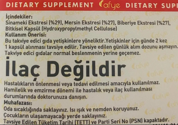 Afye Senna (60 Kapsül) - 3