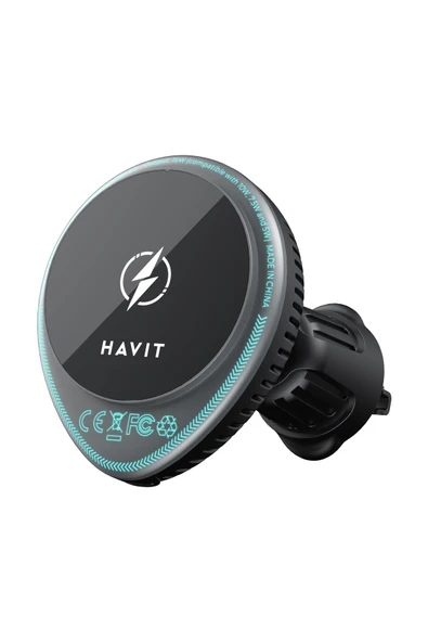 Havit  W3036 15W MageSafe Soğutucu Fanlı Araç Şarjı