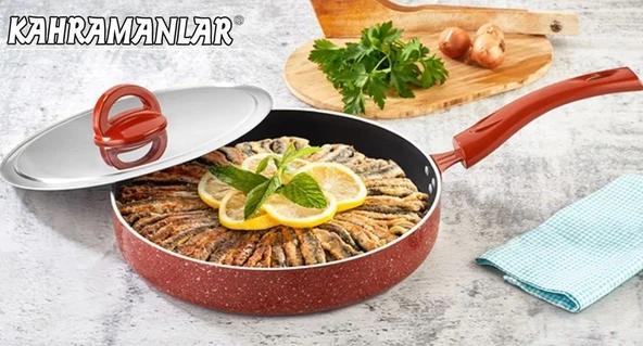 Kahramanlar Kiremit Balık Tavası 34 cm - 1