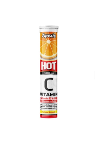 Vitamin C Çinko Hot Efervesan Tablet 20 li ( TEKLİDİR )