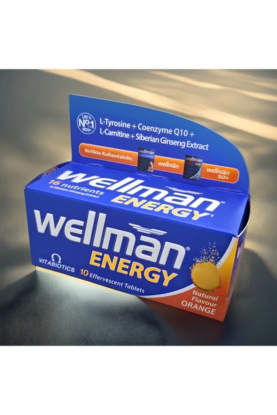 WELLMAN ENERJİ 10 EFERVESAN TABLET