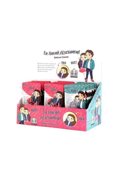 Bit Tokası & Bit Rozet Standı - 12 Bit Rozeti + 12 Bit Tokası