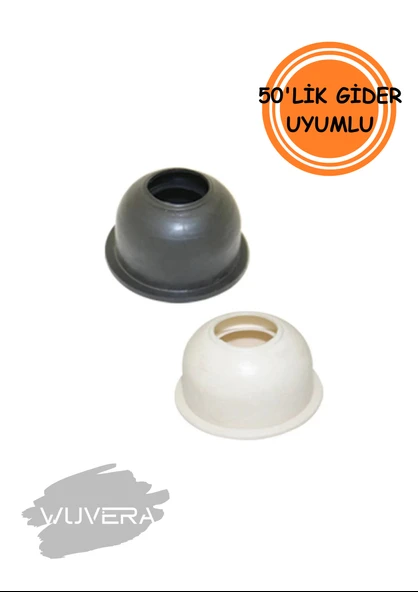 WUVERA Adaptör Conta Lavabo Sifon Gider Contası 50'lik Pimaş Uyumlu 1 Adet - 3