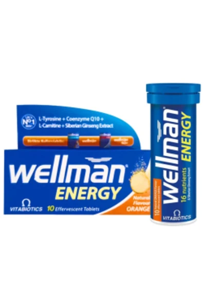 STD Wellman Energy 10 Efervesan Tablet ( TEKLİDİR )