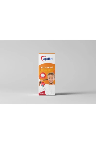 Optibit 100 ML Bit  Spreyi Metal Tarak Hediye (TURUNCU)