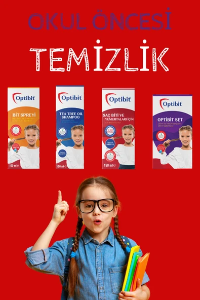 Optibit 150  ML Bit Şampuanı Tarak Hediyeli (KIRMIZI) - 3
