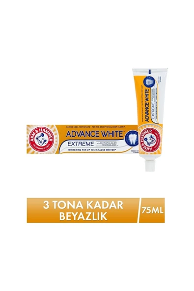 Hammer 3 Tona Kadar Beyazlatıcı Diş Macunu - Advance White 75 Ml