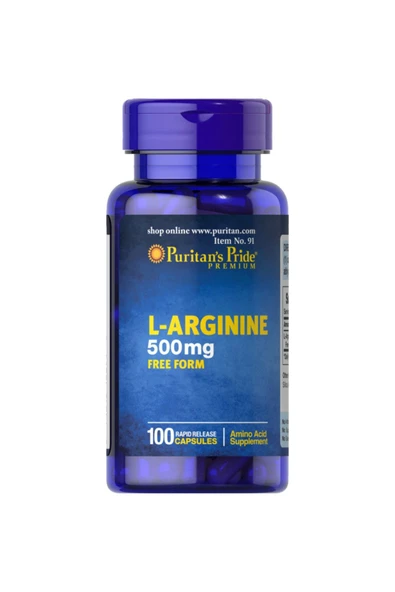 L-arginine 500 Mg 100 Capsules