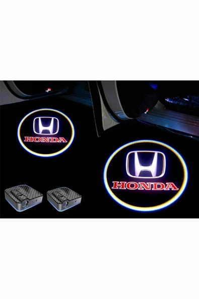 Velonova   Honda Kapı Altı Logo Kapı Altı Led Mesafe Sensörlü Pilli Yapıştırmalı Yeni Nesil
