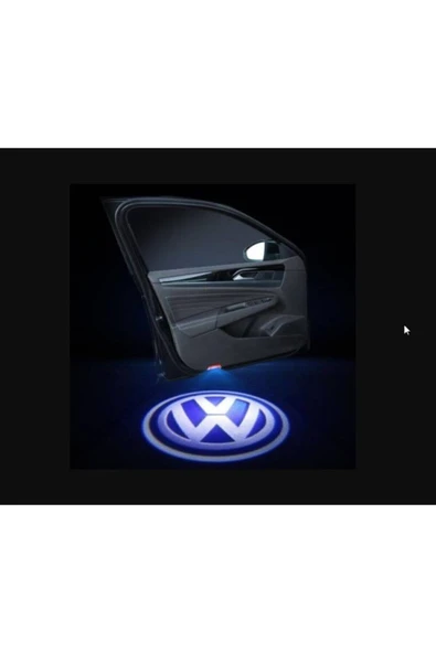 Volkswagen   Marka Kapı Altı Hayalet Logo - Pilli Yapıştırmalı Kapıaltı Logo
