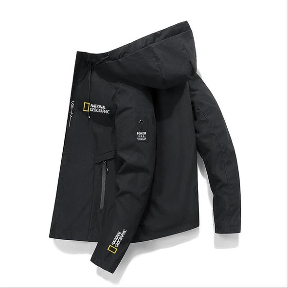 Cbtx Fermuarlı Spor Ve Rahat Kapüşonlu Outdoor Erkek Mont - 2