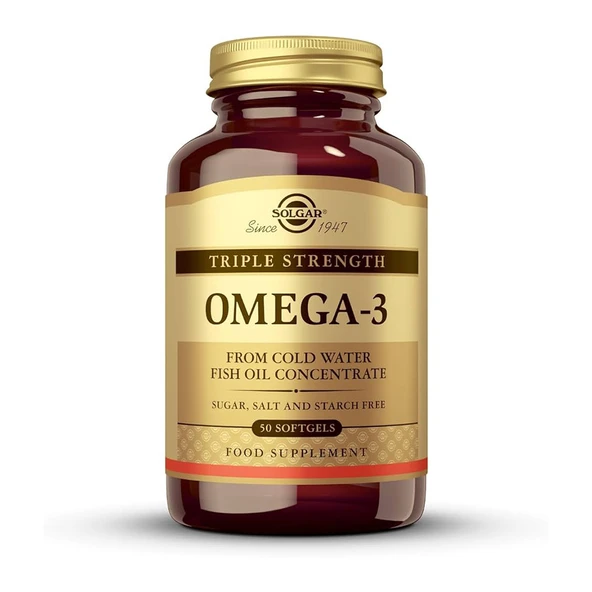 Solgar Omega 3 950 mg 50 Kapsül
