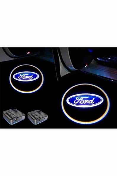Velonova   Ford Kapı Altı Logo Kapı Altı Led Mesafe Sensörlü Pilli Yapıştırmalı Yeni Nesil